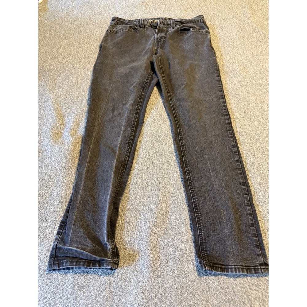 Buffalo David Bitton denim Dark wash Evan-x slim straight stretch Men's 33x30